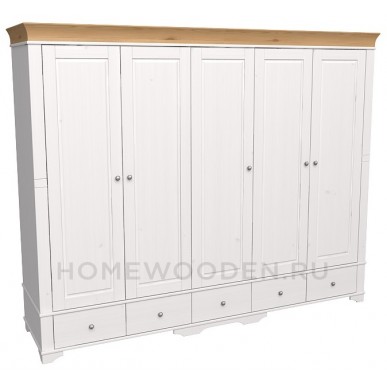 Шкаф 5-ти дверный с 5 глухими дверями Бейли