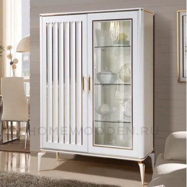 Шкаф комбинированный с витриной Стамбул 5