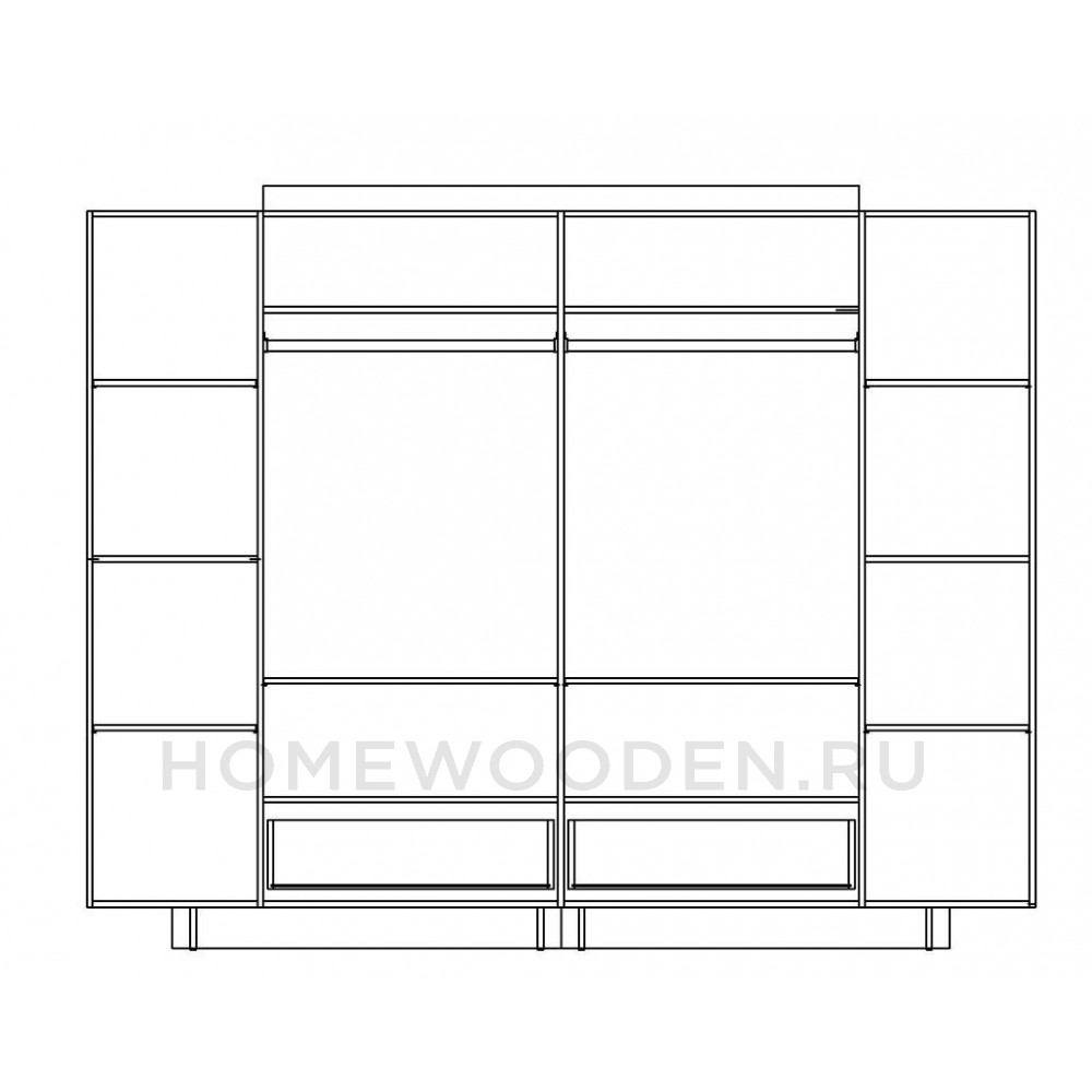 Спальня Афина шоколад