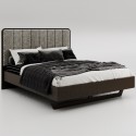 Кровать Модена МДФ с мягкой спинкой 
