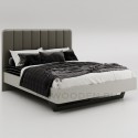 Кровать Модена МДФ с мягкой спинкой 