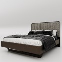 Кровать Модена МДФ с мягкой спинкой 