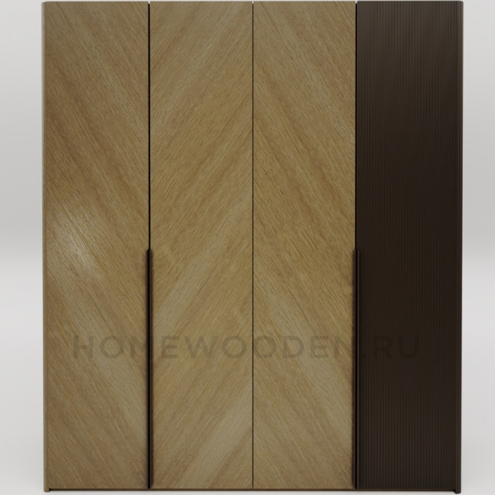 Шкаф Модена 4х дверный шпон