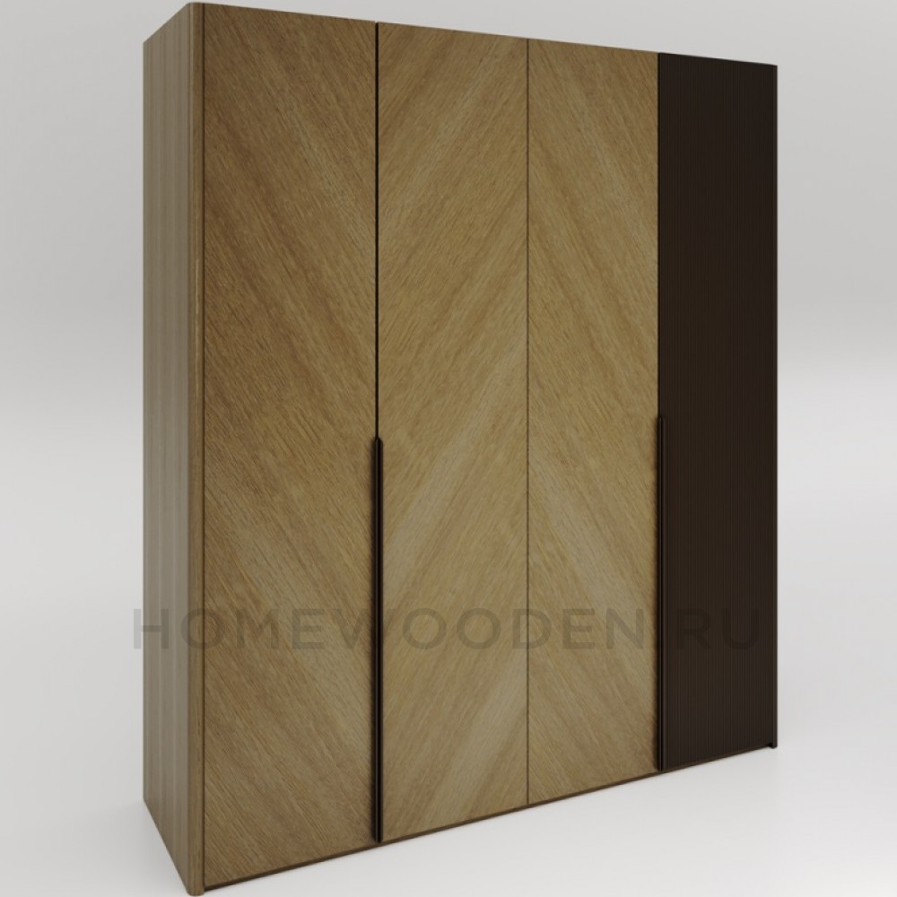 Шкаф Модена 4х дверный шпон
