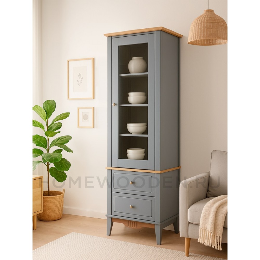 Шкаф для посуды Пенни 12 массив сосны