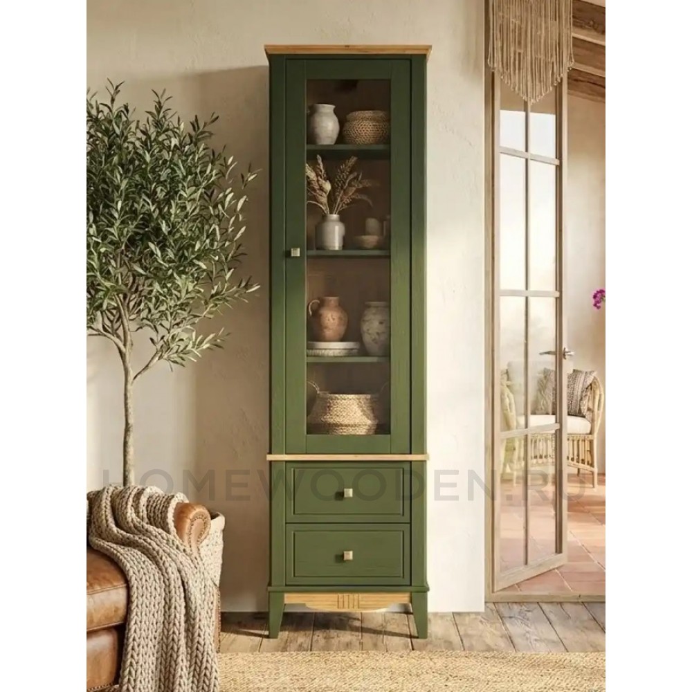 Шкаф для посуды Пенни 12 массив сосны