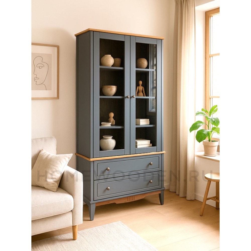 Шкаф для посуды Пенни 22 массив сосны