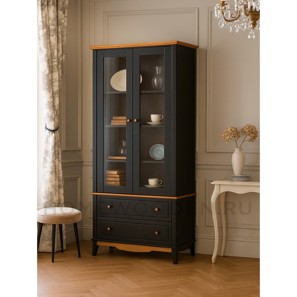 Шкаф для посуды Пенни 22 массив сосны