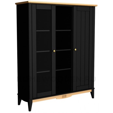 Шкаф для посуды двухстворчатый Пенни 101 массив сосны