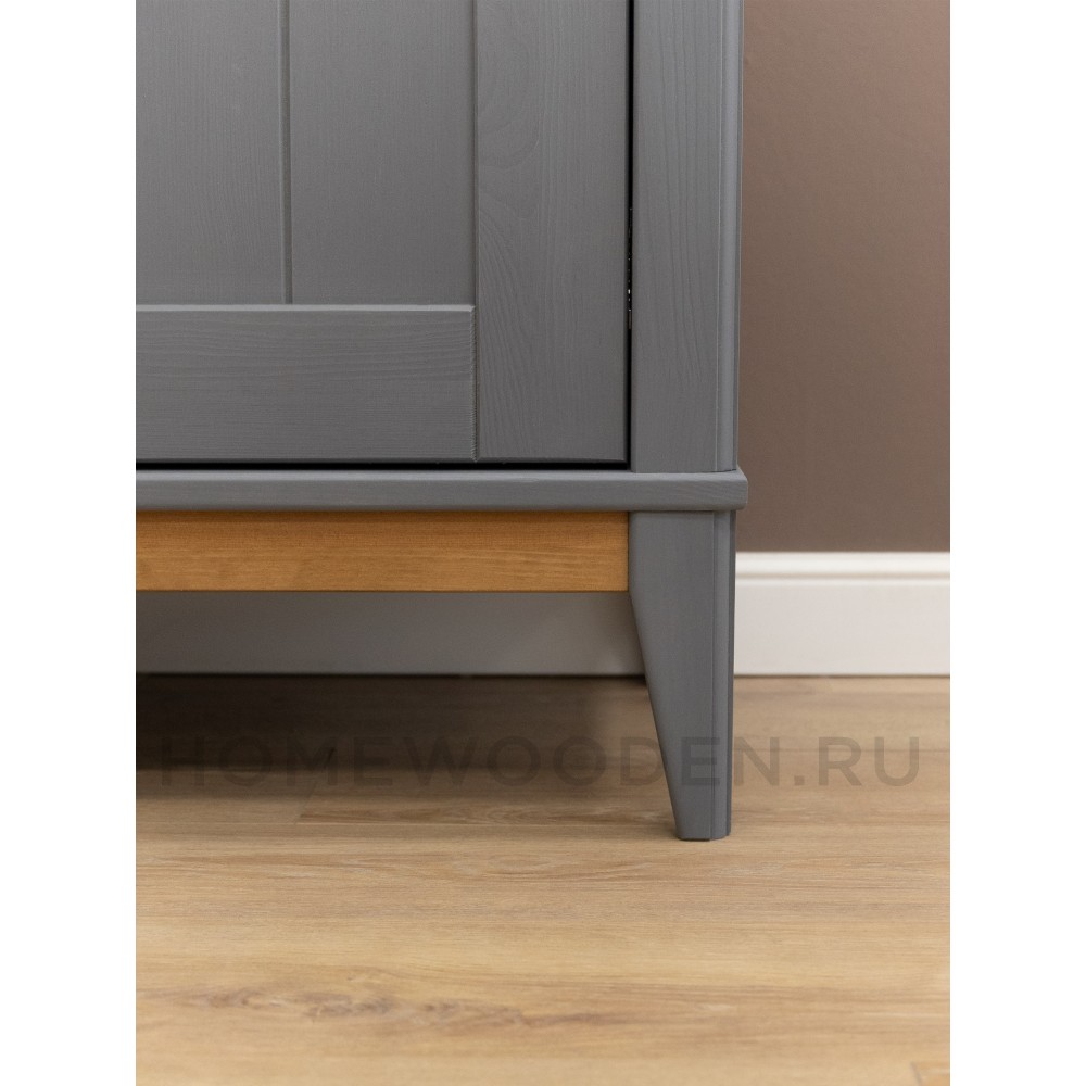 Шкаф для посуды двухстворчатый Пенни 101 массив сосны