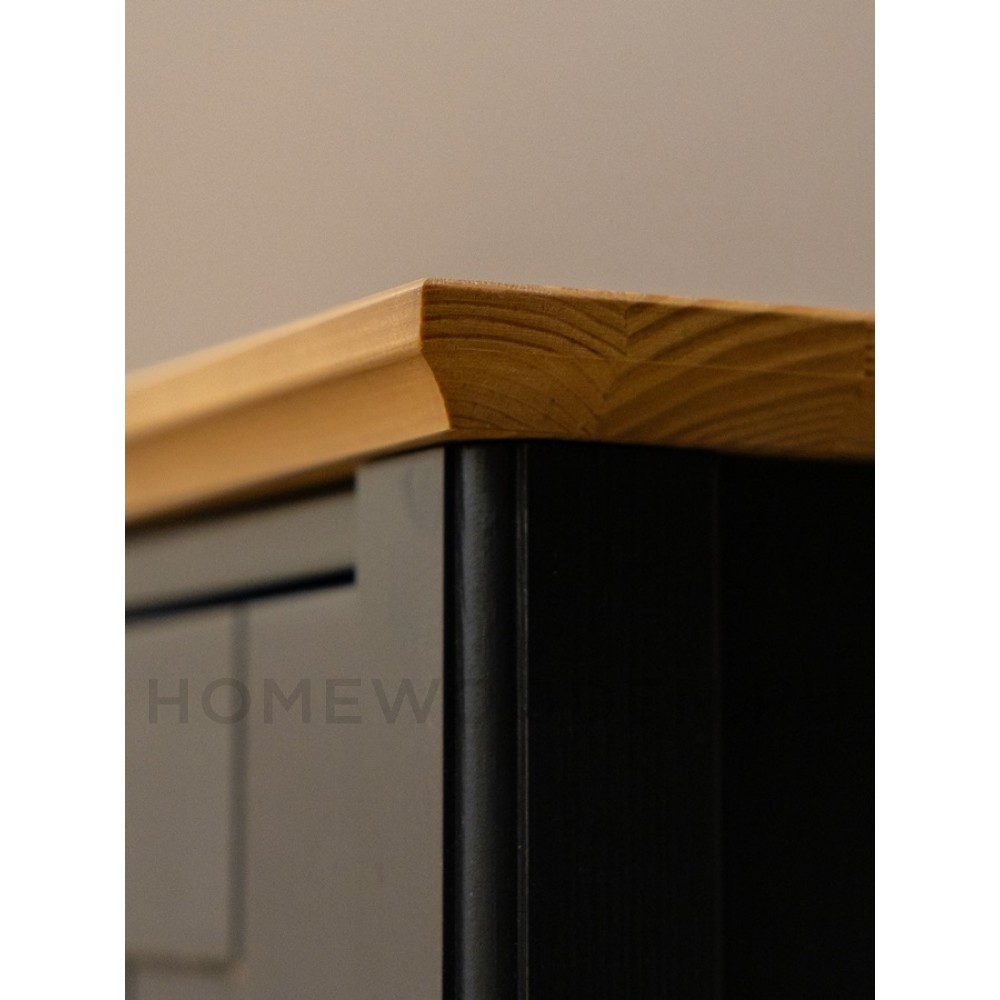 Шкаф для посуды двухстворчатый Пенни 101 массив сосны