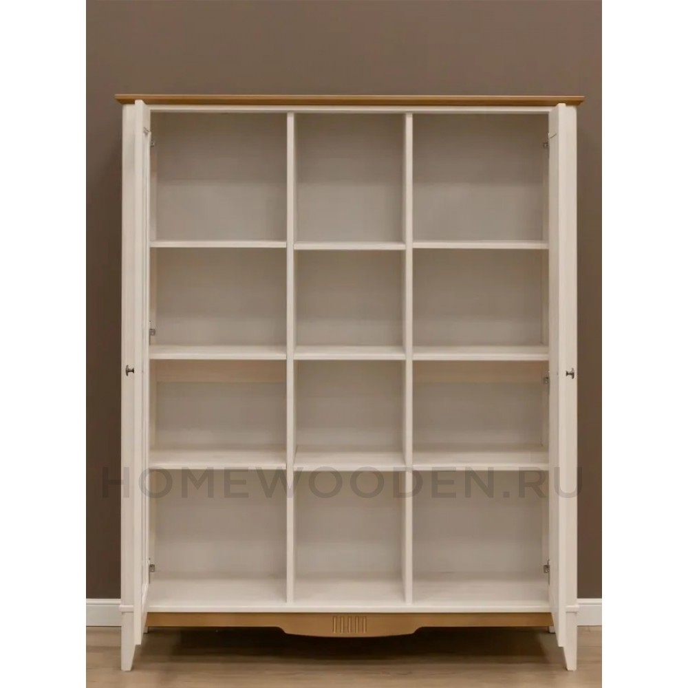 Шкаф для посуды двухстворчатый Пенни 101 массив сосны