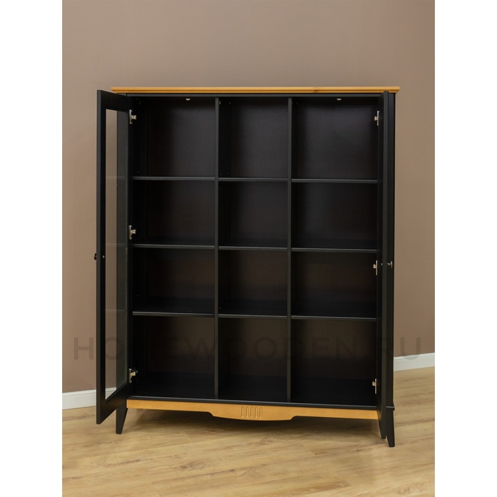 Шкаф для посуды двухстворчатый Пенни 101 массив сосны