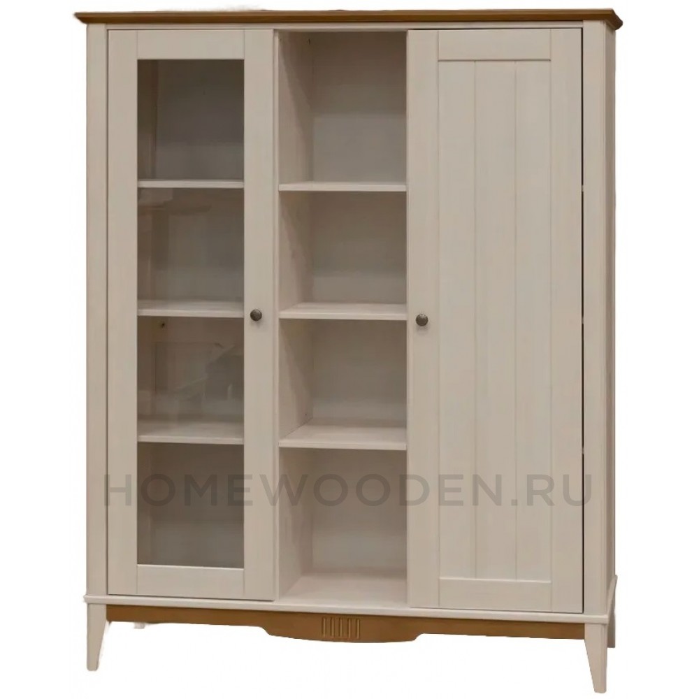 Шкаф для посуды двухстворчатый Пенни 101 массив сосны