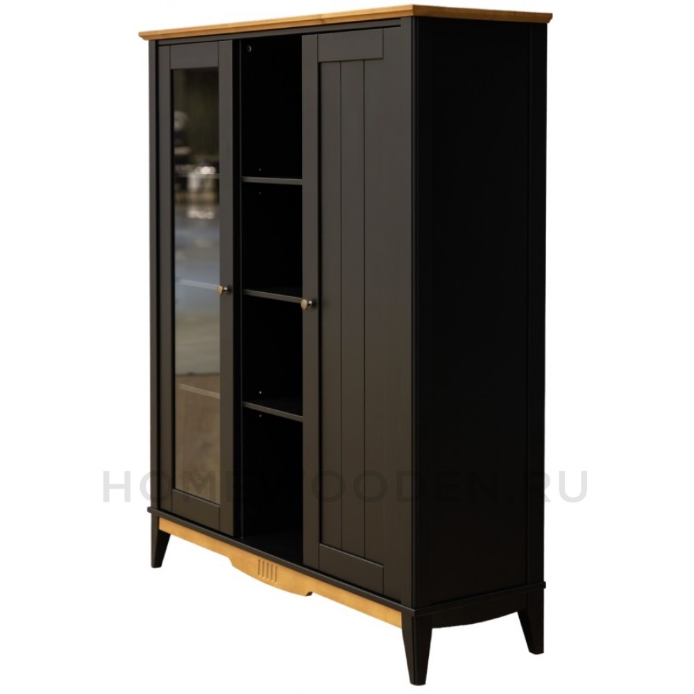 Шкаф для посуды двухстворчатый Пенни 101 массив сосны