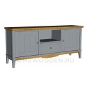 Тумба ТВ с дверцами 1600 Пенни массив сосны