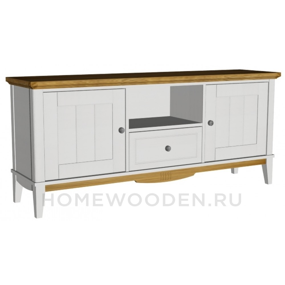 Тумба ТВ с дверцами 1600 Пенни массив сосны
