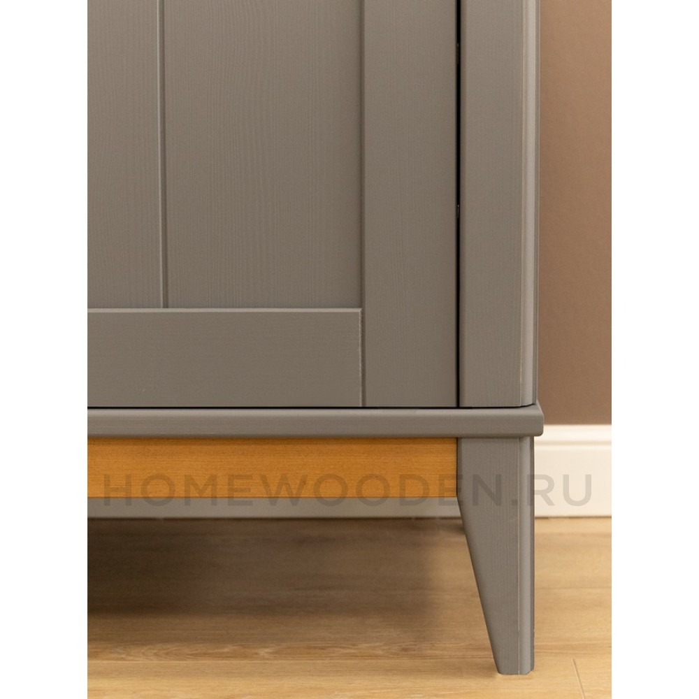 Тумба ТВ с дверцами 1600 Пенни массив сосны