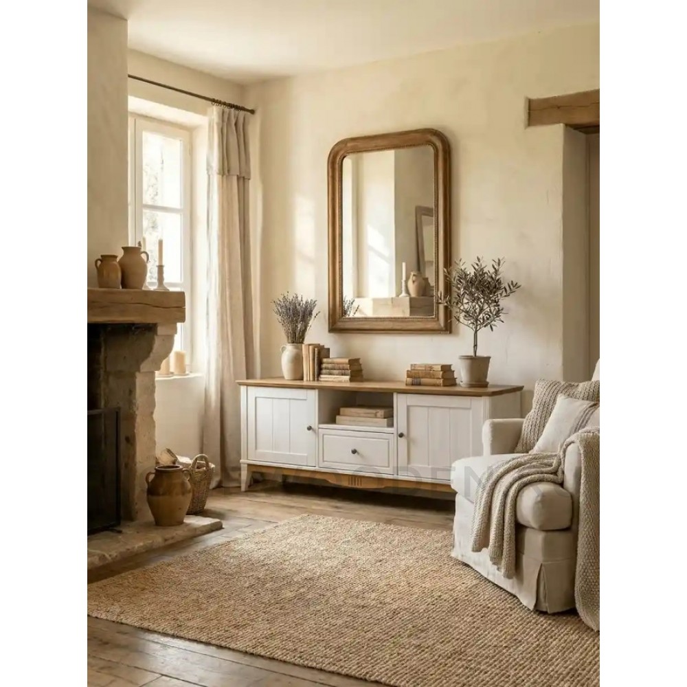 Тумба ТВ с дверцами 1600 Пенни массив сосны