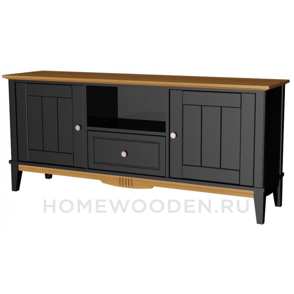 Тумба ТВ с дверцами 1600 Пенни массив сосны
