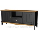 Тумба ТВ с дверцами 1600 Пенни массив сосны