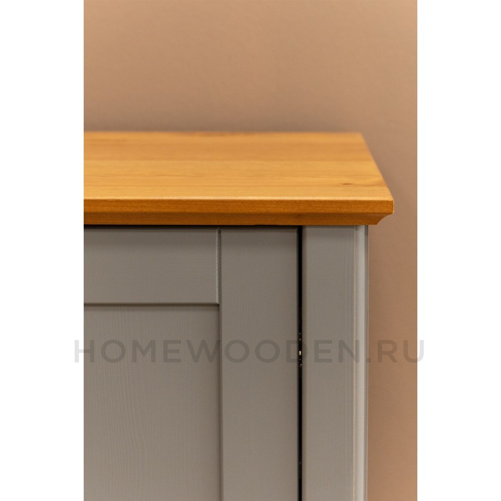 Тумба ТВ с дверцами 1600 Пенни массив сосны