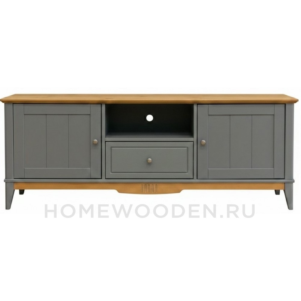Тумба ТВ с дверцами 1600 Пенни массив сосны