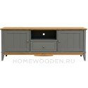 Тумба ТВ с дверцами 1600 Пенни массив сосны