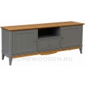 Тумба ТВ с дверцами 1600 Пенни массив сосны
