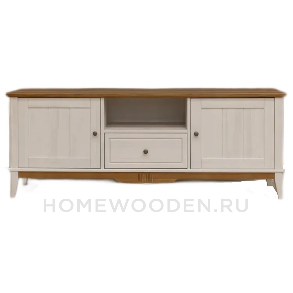Тумба ТВ с дверцами 1600 Пенни массив сосны