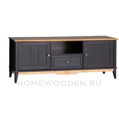 Тумба ТВ с дверцами 1600 Пенни массив сосны