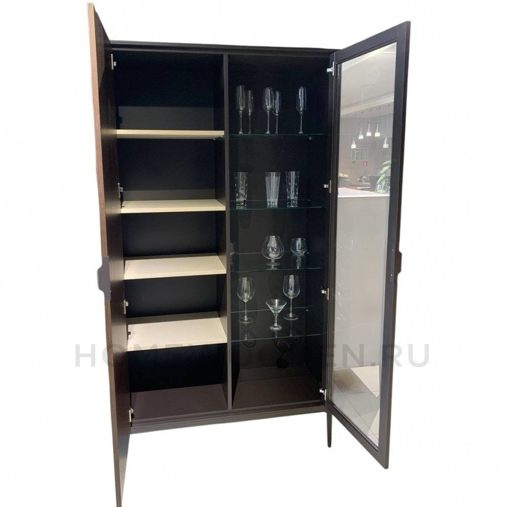 Шкаф-витрина Модена Т 674 шпон