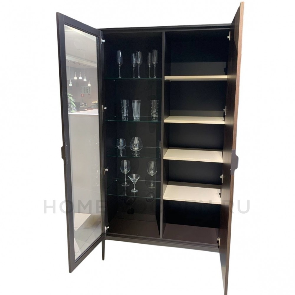 Шкаф-витрина Модена Т 674 шпон