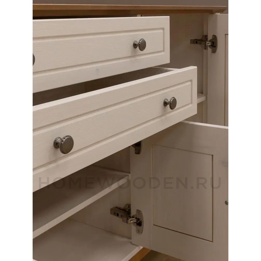 Тумба с двумя ящиками 222 Пенни массив сосны