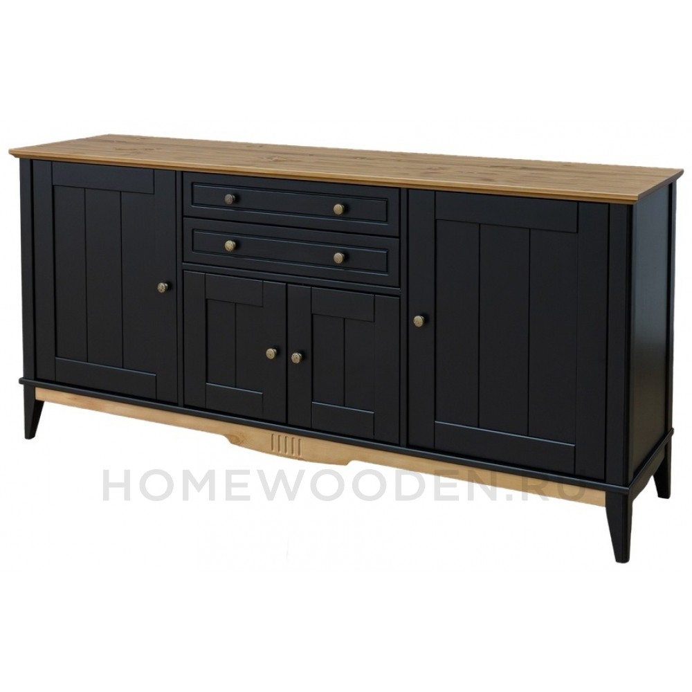 Тумба с двумя ящиками 222 Пенни массив сосны