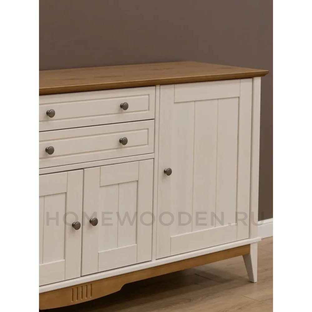 Тумба с двумя ящиками 222 Пенни массив сосны