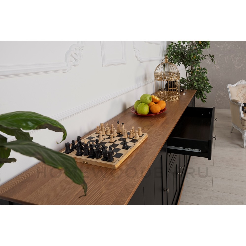 Тумба с двумя ящиками 222 Пенни массив сосны