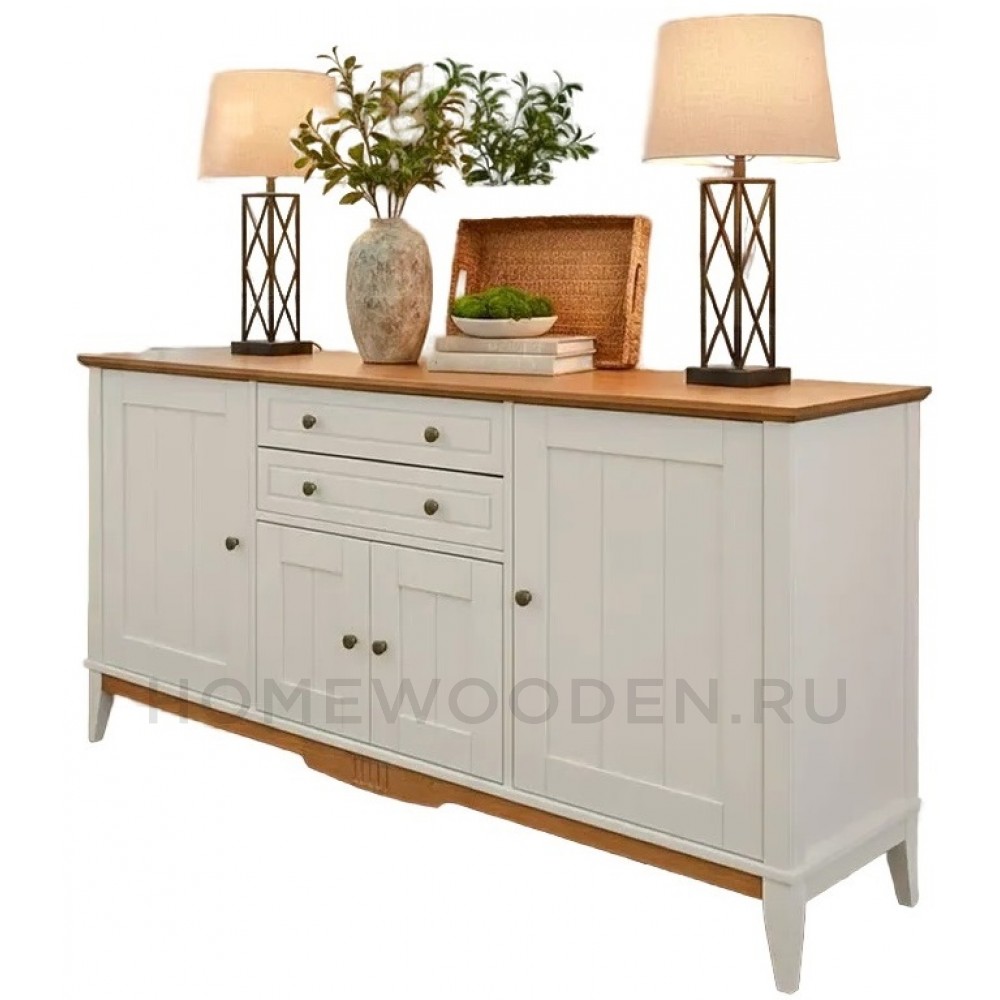 Тумба с двумя ящиками 222 Пенни массив сосны