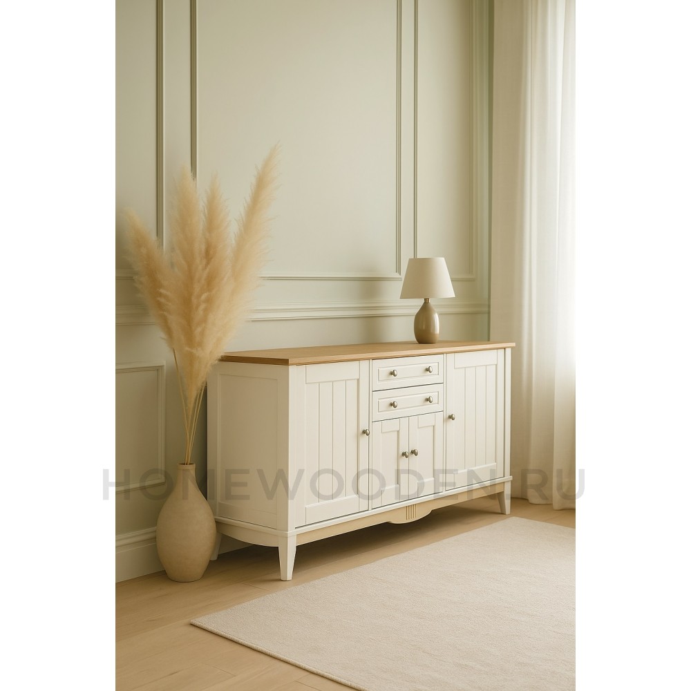 Тумба с двумя ящиками 222 Пенни массив сосны