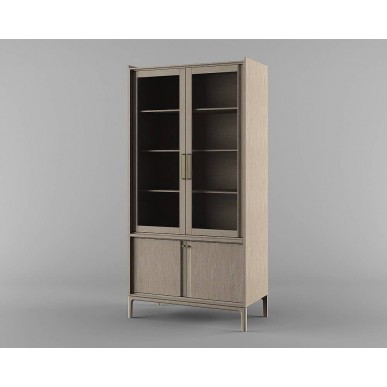 Шкаф с витриной D4 Брюгге ВМФ-1684
