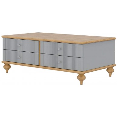 Стол журнальный Рандеву 04 из МДФ и массива сосны