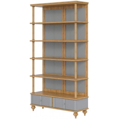 Стеллаж Рандеву 110 (202) из МДФ и массива сосны