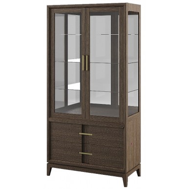 Шкаф с витриной В2/3 Boston ВМФ-1654