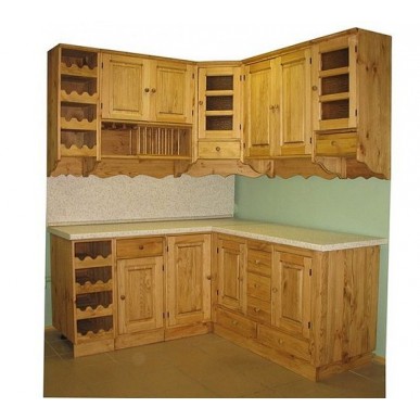 Кухня Прованс 170 х 180 см Массив сосны Кухня Прованс 170 х 180 см Массив сосны