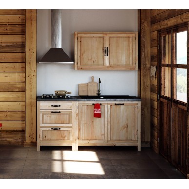 Кухня Шампань 180 см Массив сосны