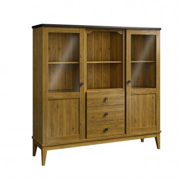 Шкаф для посуды Бон Вояж 203-150 (ФА) из массива сосны