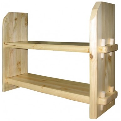 Полка открытая Скандинавия 2-х уровевая Полка открытая Скандинавия 2-х уровевая