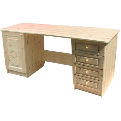 Стол письменный (Тумбы: дверь + 4 ящика)