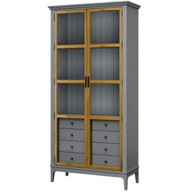 Шкаф для книг Квадро-С 220/04 из массива сосны