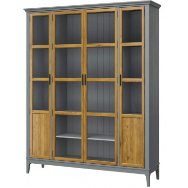 Шкаф для книг Квадро-С 422С из массива сосны